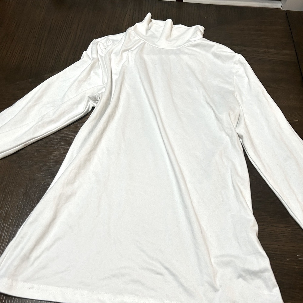 White turtleneck